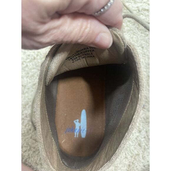 Johnnie-O Men's Chill Chukka Boot Shoe Size 11m Taupe Lace Up Stylish Comfort - Picture 12 of 12